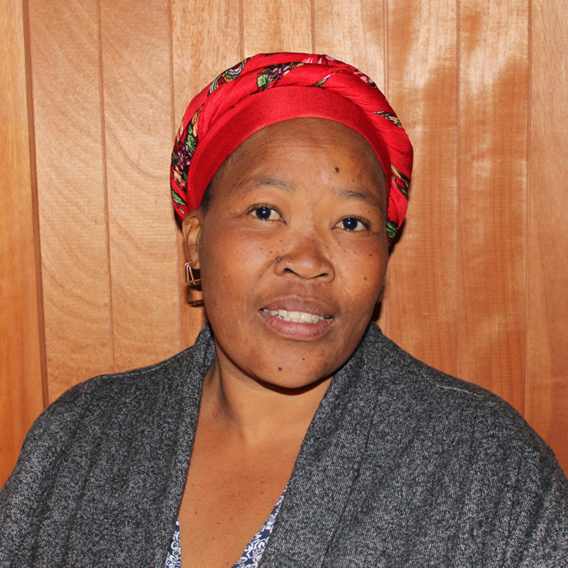 Lofina Moyo - Member - !Xun interpreter for the Department of Justice and !Xun ECD and Grade R teacher 